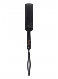 Черный кожаный пэддл - 37 см. - Pecado - купить с доставкой в Воронеже