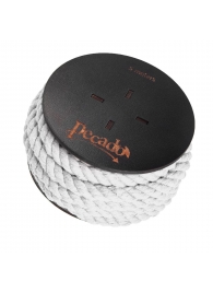 Белая веревка для шибари на катушке - 5 м. - Pecado - купить с доставкой в Воронеже