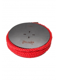 Красная веревка для шибари на катушке - 10 м. - Pecado - купить с доставкой в Воронеже