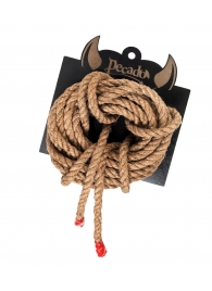 Джутовая веревка для шибари - 5 м. - Pecado - купить с доставкой в Воронеже