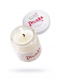 Массажная свеча Caramel   Popcorn - 35 мл. - Pecado - купить с доставкой в Воронеже