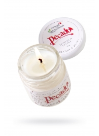 Массажная свеча Brandy   Pear - 35 мл. - Pecado - купить с доставкой в Воронеже