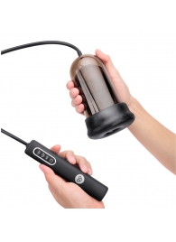 Мастурбатор с вибрацией Head Stroking - Pink Vibe - в Воронеже купить с доставкой