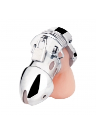 Клетка на пенис из металла Obedience Cock Cage - BlueLine - купить с доставкой в Воронеже