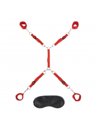 Красная фиксация на матрас Classic Bedspreader - Lux Fetish - купить с доставкой в Воронеже