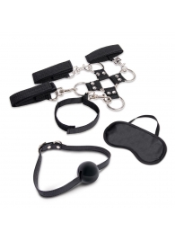Набор для фиксации из 7 предметов Hogtie   Ball Gag Kit - Lux Fetish - купить с доставкой в Воронеже
