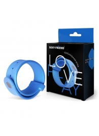 Голубой эрекционный ремешок-утяжка - 1137 - в Воронеже купить с доставкой