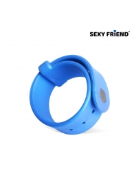 Голубой эрекционный ремешок-утяжка - 1137 - в Воронеже купить с доставкой