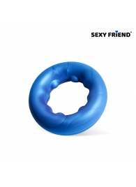 Синее эрекционное кольцо без вибрации - 1137 - в Воронеже купить с доставкой