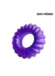 Фиолетовое фигурное эрекционное кольцо - 1137 - в Воронеже купить с доставкой