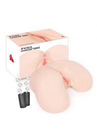 Мастурбатор-полуторс с двойным слоем материала и вибрацией Maria Onahole Real Vagina - KOKOS - в Воронеже купить с доставкой