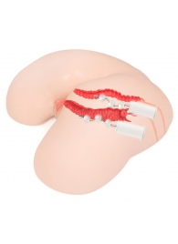 Мастурбатор-полуторс с двойным слоем материала и вибрацией Maria Onahole Real Vagina - KOKOS - в Воронеже купить с доставкой