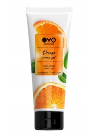 Лубрикант на водной основе OYO Aroma Gel Orange с ароматом апельсина - 75 мл. - OYO - купить с доставкой в Воронеже