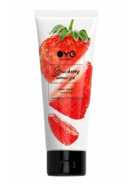 Лубрикант на водной основе OYO Aroma Gel Strawberry с ароматом клубники - 75 мл. - OYO - купить с доставкой в Воронеже