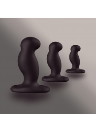 Набор из 3 массажеров простаты чёрного цвета NEXUS ANAL STARTER KIT - Nexus Range - в Воронеже купить с доставкой