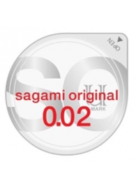 Ультратонкий презерватив Sagami Original - 1 шт. - Sagami - купить с доставкой в Воронеже