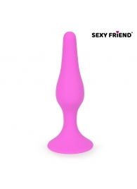 Ярко-розовая анальная втулка - 10 см. - 1137