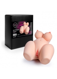 Телесный мастурбатор в форме пышного женского полуторса - Erowoman-Eroman - в Воронеже купить с доставкой
