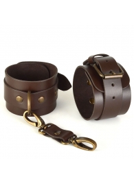 Коричневые наручники IDEAL - Sitabella - купить с доставкой в Воронеже