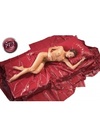 Виниловая простынь цвета бордо - Orion - купить с доставкой в Воронеже