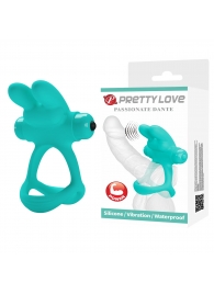 Бирюзовое эрекционное виброкольцо Passionate Dante - Baile - в Воронеже купить с доставкой