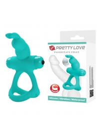 Бирюзовое эрекционное виброкольцо Passionate Figgy - Baile - в Воронеже купить с доставкой
