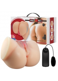 Телесный мастурбатор-полуторс Emilia с вибрацией - Baile - в Воронеже купить с доставкой