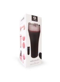 Черный мастурбатор-вагина с вибропулей и пультом ДУ - S-HANDE - в Воронеже купить с доставкой