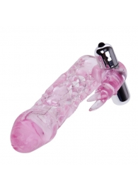 Насадка на фаллос с вибрирующим стимулятором - 17 см. - Baile - в Воронеже купить с доставкой