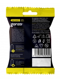 Классические презервативы Ganzo Classic в мягкой упаковке - 3 шт. - Ganzo - купить с доставкой в Воронеже