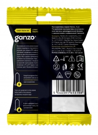 Ультратонкие презервативы Ganzo Ultra thin в мягкой упаковке - 3 шт. - Ganzo - купить с доставкой в Воронеже
