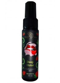Спрей для горла Deep Throat с десенсибилизирующим эффектом и вкусом клубники - 50 мл. - БиоМед - купить с доставкой в Воронеже
