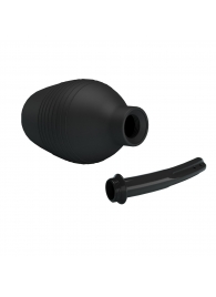 Черный анальный душ с гибким наконечником - Baile - купить с доставкой в Воронеже