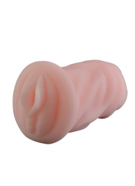 Телесный мастурбатор-вагина с углублениями под пальцы - Sitabella - в Воронеже купить с доставкой