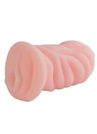 Телесный мастурбатор-вагина с углублениями под пальцы - Sitabella - в Воронеже купить с доставкой