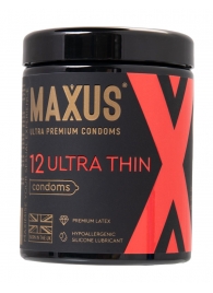 Ультратонкие презервативы MAXUS Ultra Thin - 12 шт. - Maxus - купить с доставкой в Воронеже