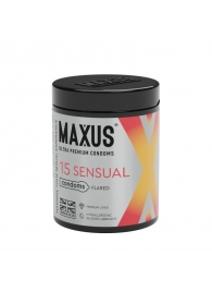 Анатомические презервативы MAXUS Sensual - 15 шт. - Maxus - купить с доставкой в Воронеже