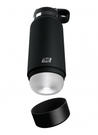 Черный мастурбатор в виде бутылки Fap Flask - Pipedream - в Воронеже купить с доставкой