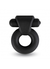Черное эрекционное виброкольцо Rooster Travis - Velv or - в Воронеже купить с доставкой