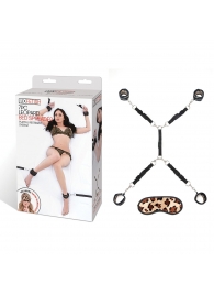 Леопардовая фиксация на матрас для рук и ног Classic Bedspreader - Lux Fetish - купить с доставкой в Воронеже