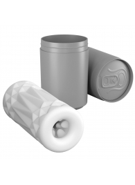 Белый компактный мастурбатор Fine Lady в упаковке-банке - Baile - в Воронеже купить с доставкой