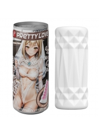 Белый компактный мастурбатор в упаковке-банке - Baile - в Воронеже купить с доставкой