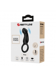 Черное вибрирующее кольцо Trae - Baile - в Воронеже купить с доставкой