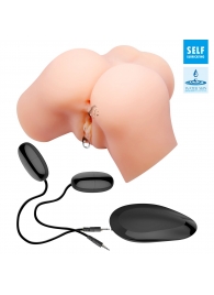 Телесный мастурбатор-полуторс с вибрацией Samantha - Baile - в Воронеже купить с доставкой