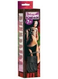 Чёрная веревка для связывания - 700 см. - Orion - купить с доставкой в Воронеже