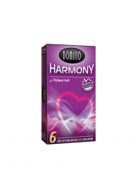 Презервативы с рёбрышками Domino Harmony - 6 шт. - Domino - купить с доставкой в Воронеже