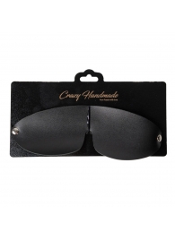 Однослойная закрытая маска из натуральной кожи - Crazy Handmade - купить с доставкой в Воронеже