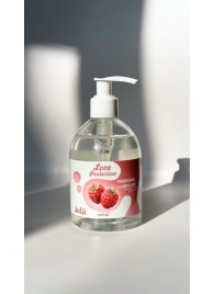 Лубрикант на водной основе Love Protection Raspberry с ароматом малины - 300 мл. - Lola Games - купить с доставкой в Воронеже