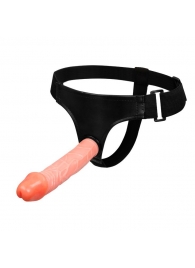 Страпон на ремешках с двумя насадками - Baile - купить с доставкой в Воронеже