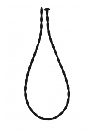 Черный уретральный массажер Glide Extra Small - 30 см. - Lola Games - купить с доставкой в Воронеже